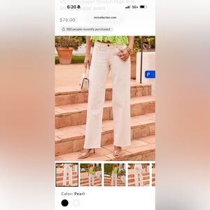 Vici Pearl Wide-Leg High-Rise Pants
